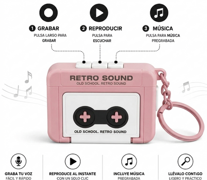 Grabadora Retro Cassette